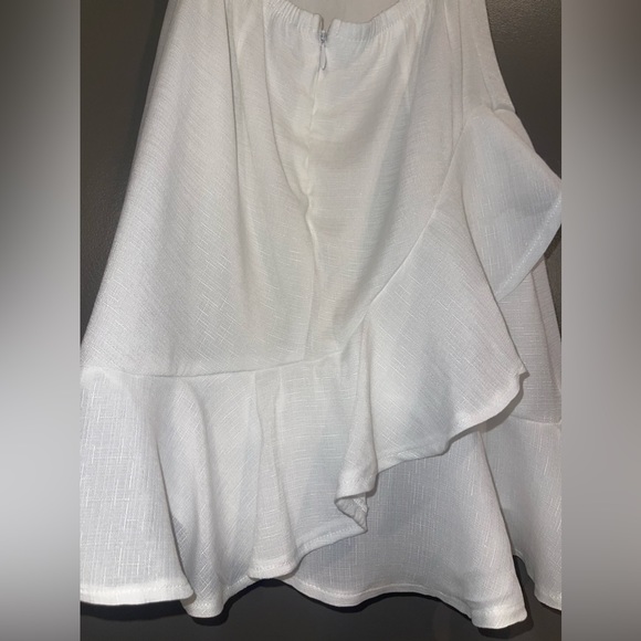 Blue Rain White Summer Romper - Picture 5 of 9